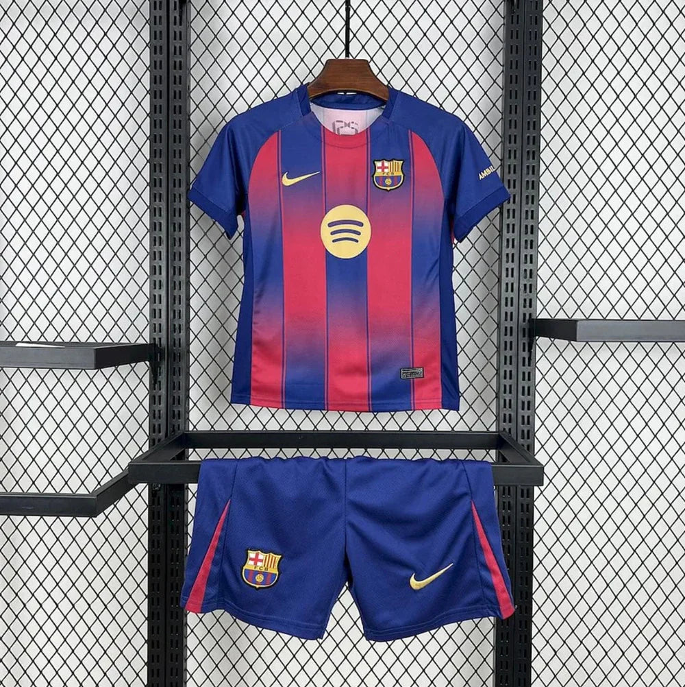 Kits Enfants FC Barcelone 2025/26 Domicile
