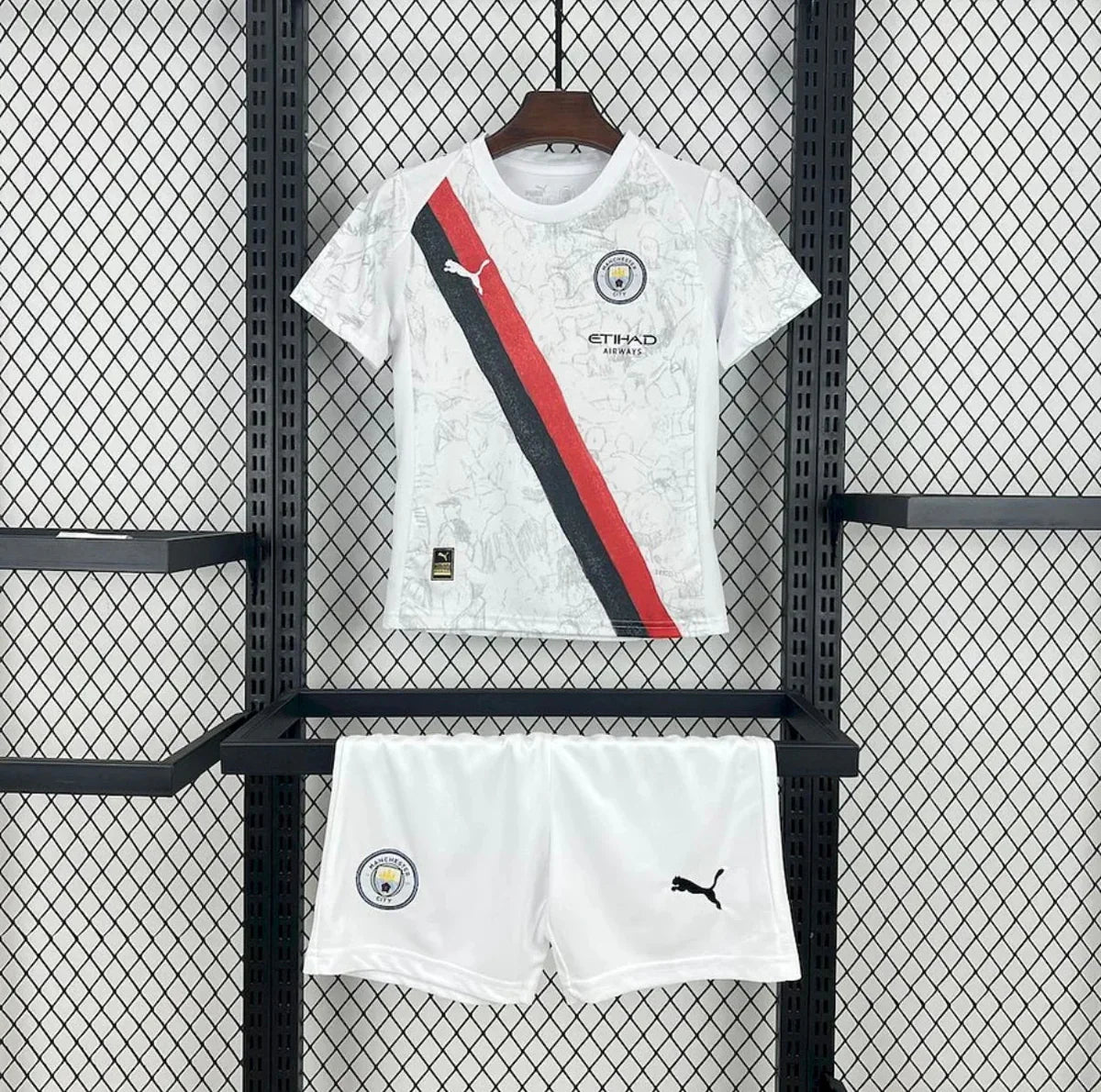 Kits Enfants Manchester City 2025/26 Extérieur