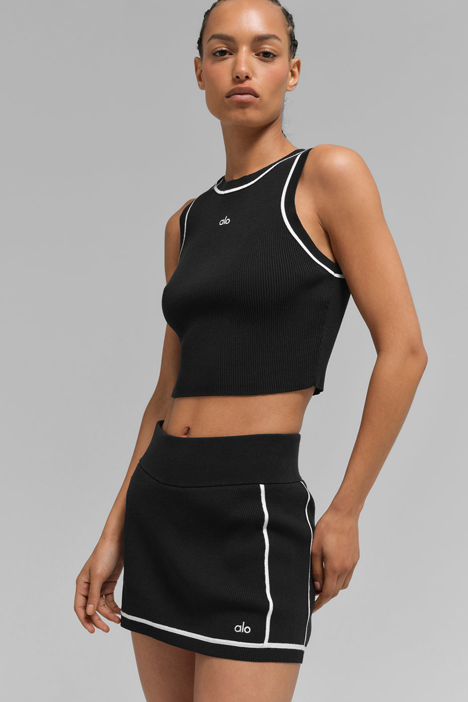 Tank Top ribbed Knit Highline Cropped "new" "out of stock"