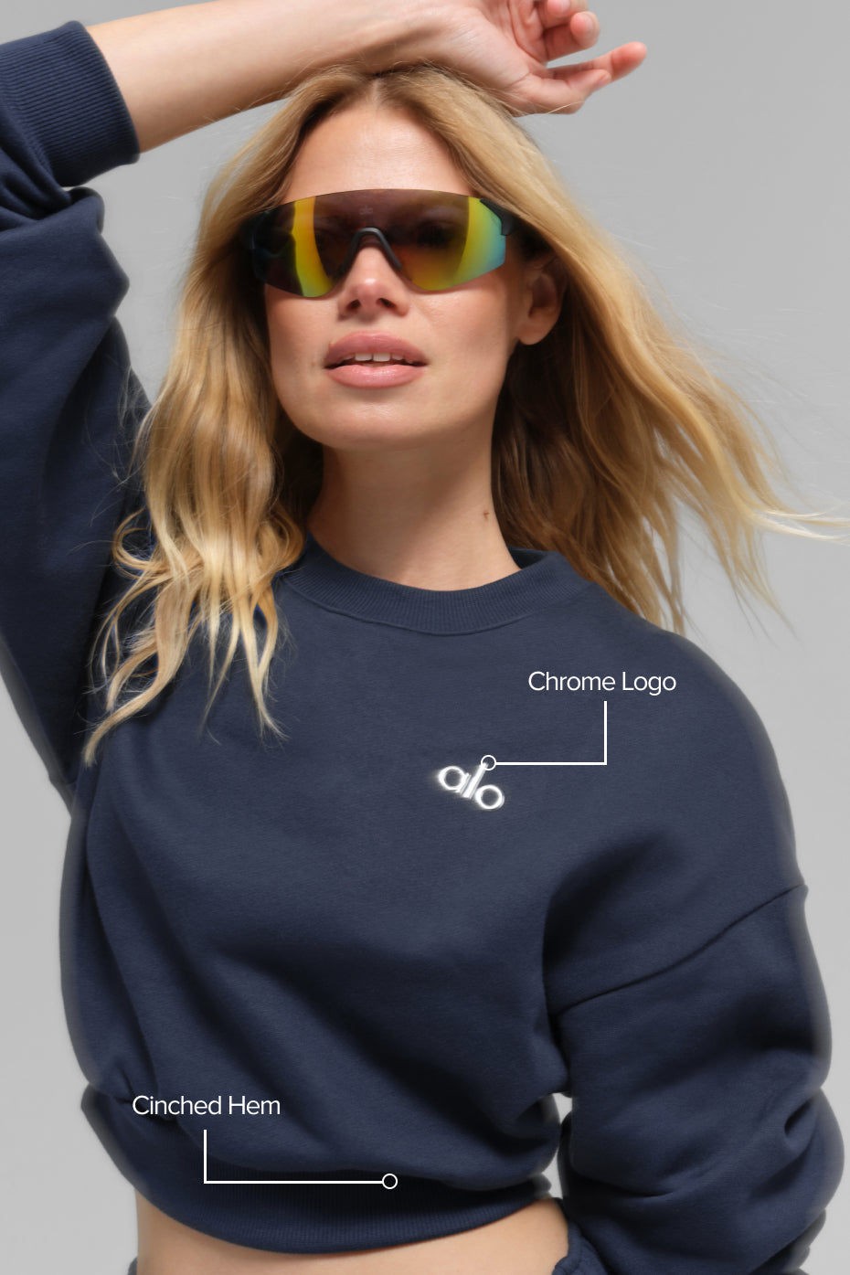 sweater Accolade Cropped Crew Neck "best-seller"