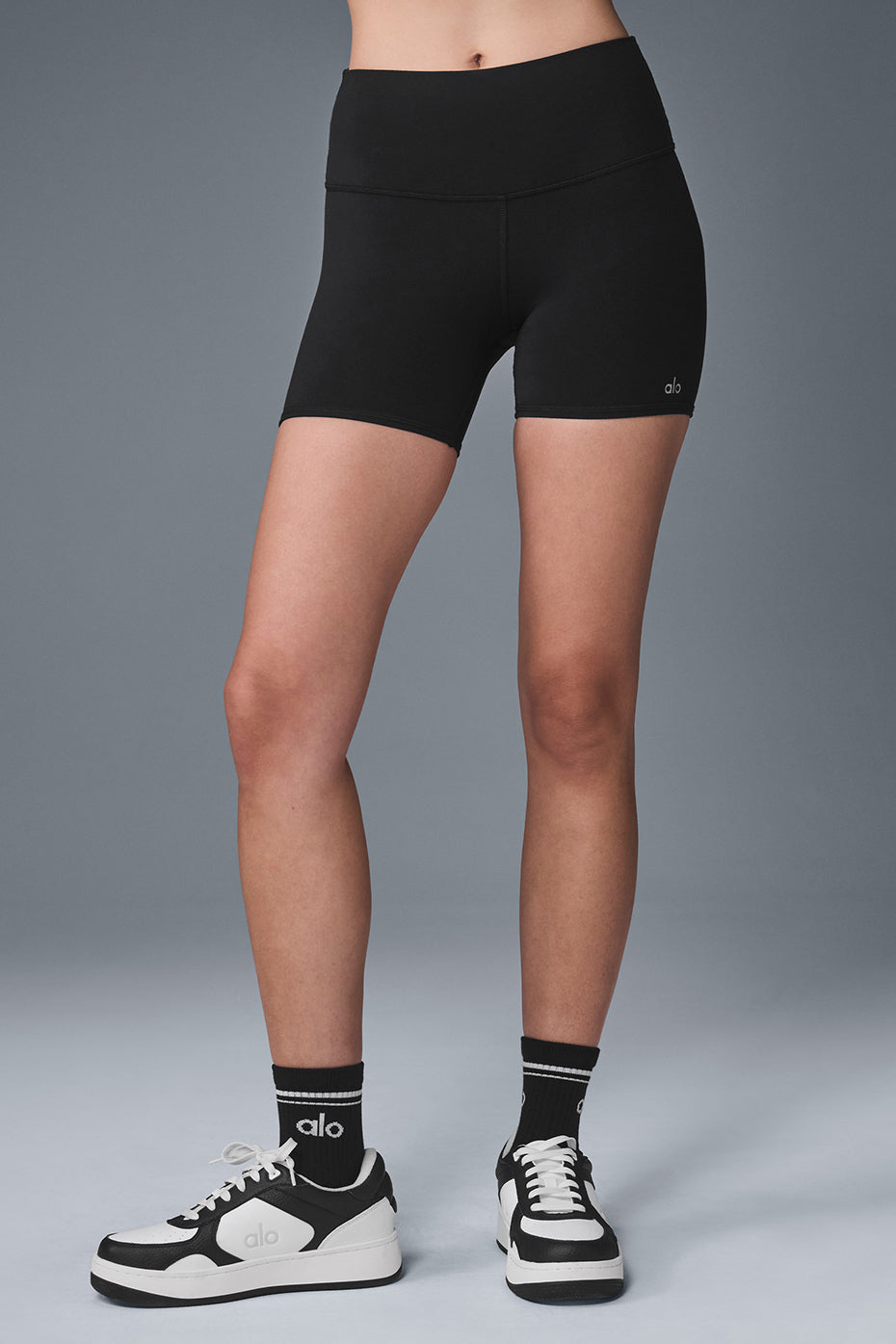 short biker High-Waist Airbrush 5"
