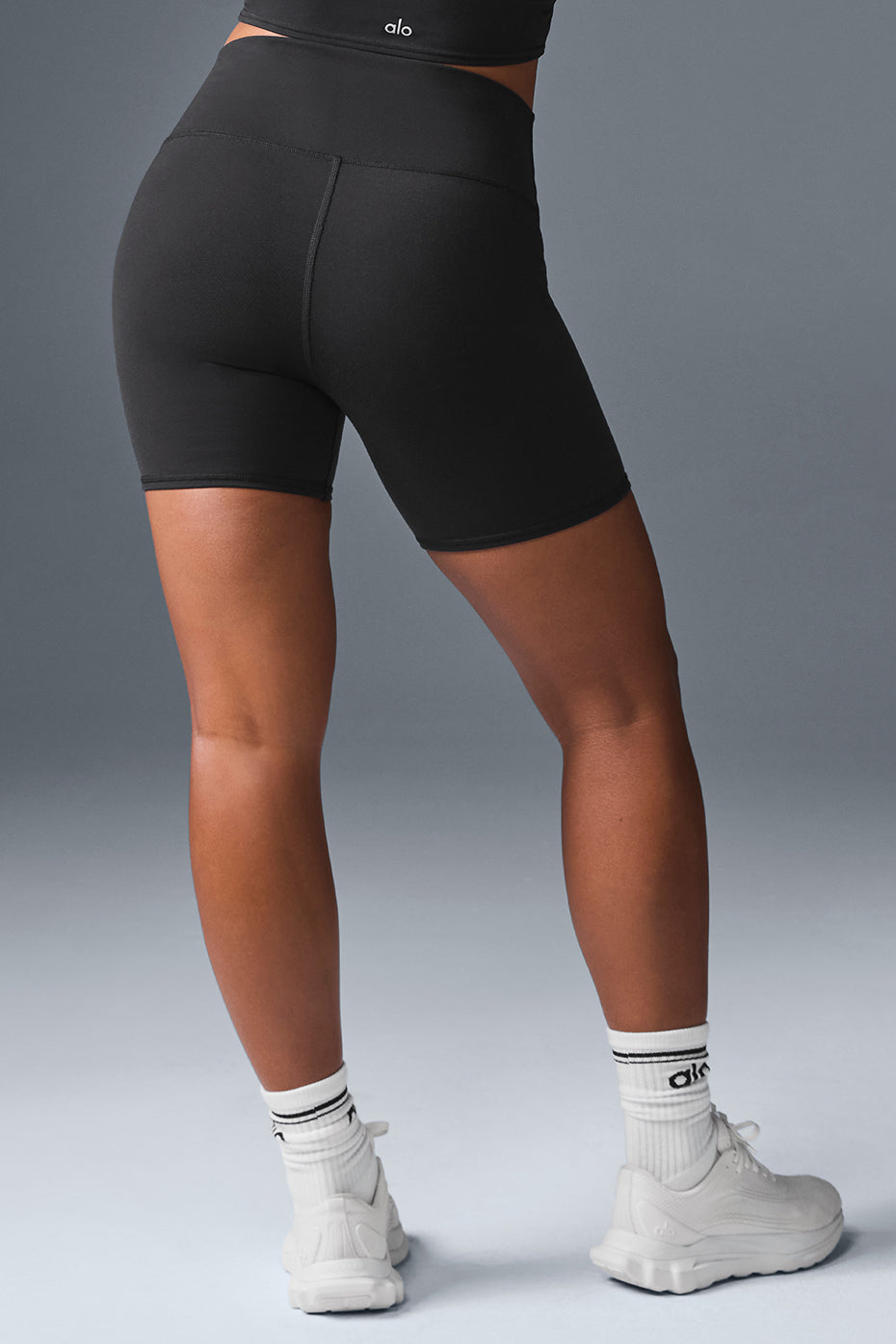 short biker High-Waist Airbrush 5"