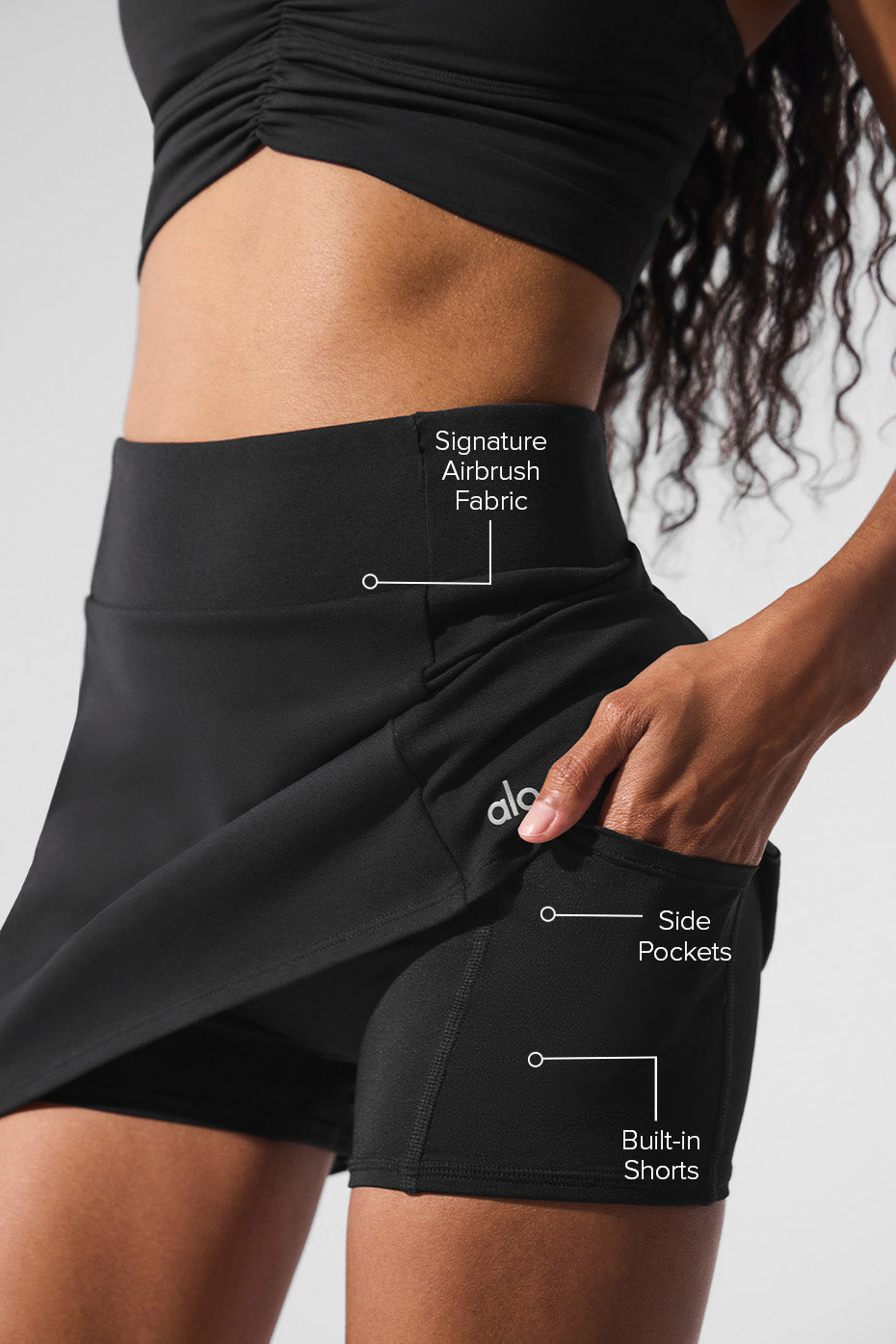 skirt High-waisted tennis Airbrush Good Form "new"