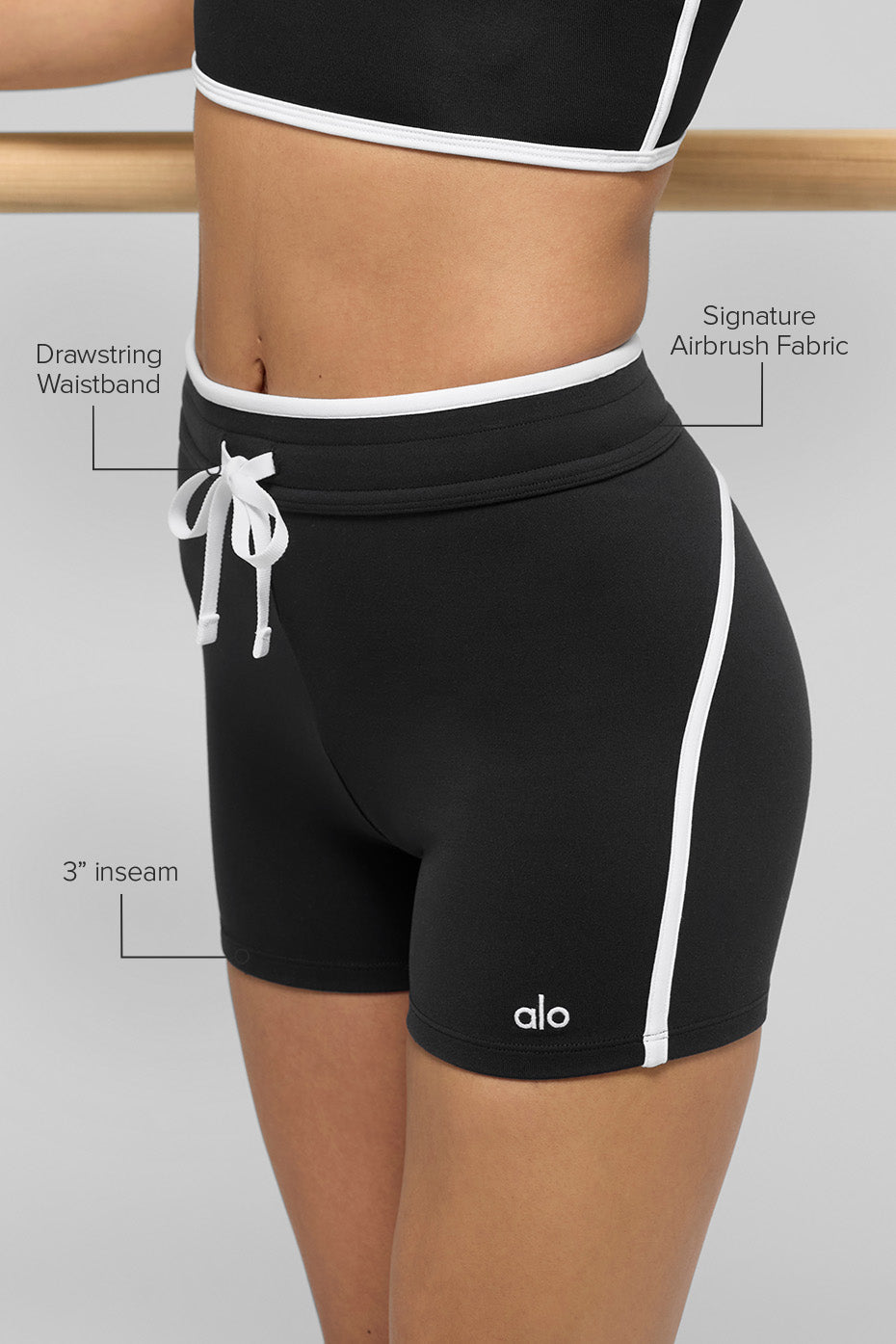 Short Airbrush Race Pace HIGH WAIST 4"