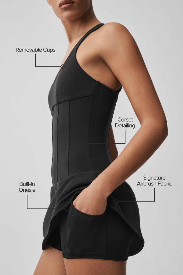 dress tenis Airbrush Sparks Fly Corset "new"