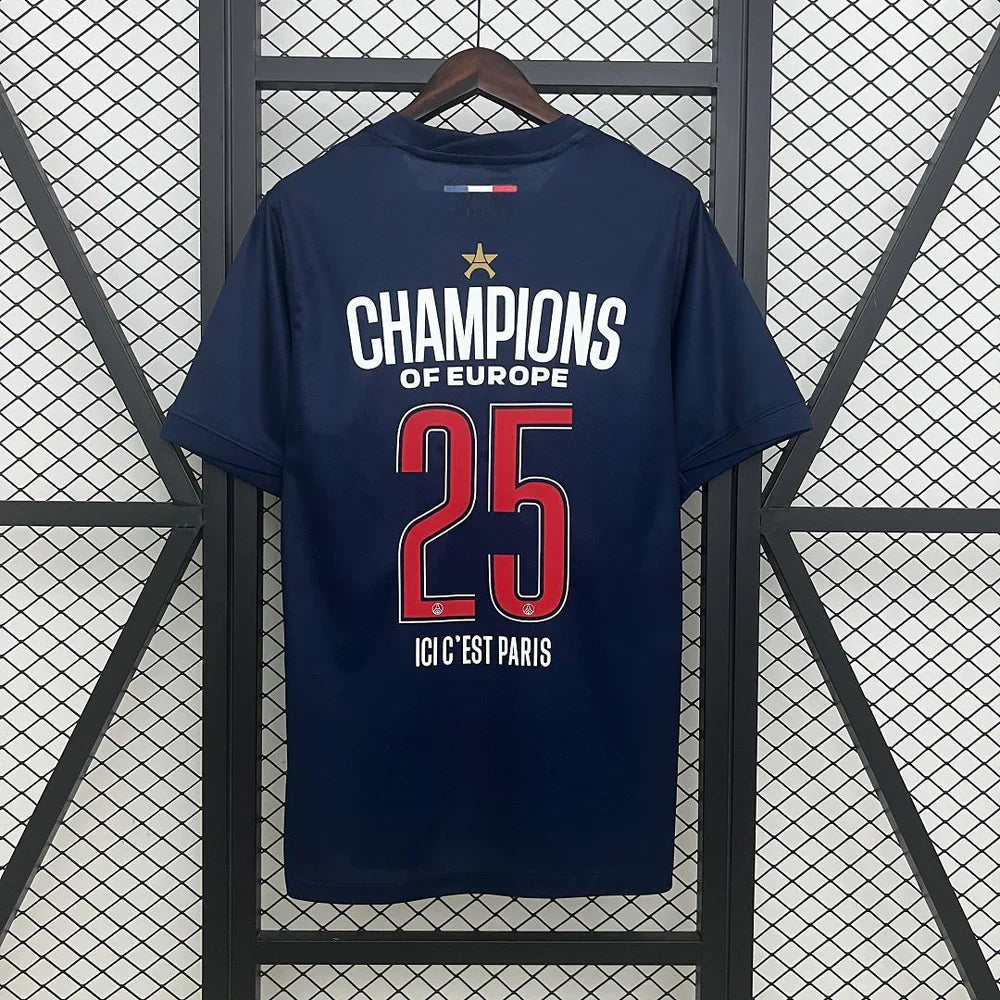 PARIS SAINT GERMAIN - MAILLOT DOMICILE "CHAMPION D'EUROPE" 24/25