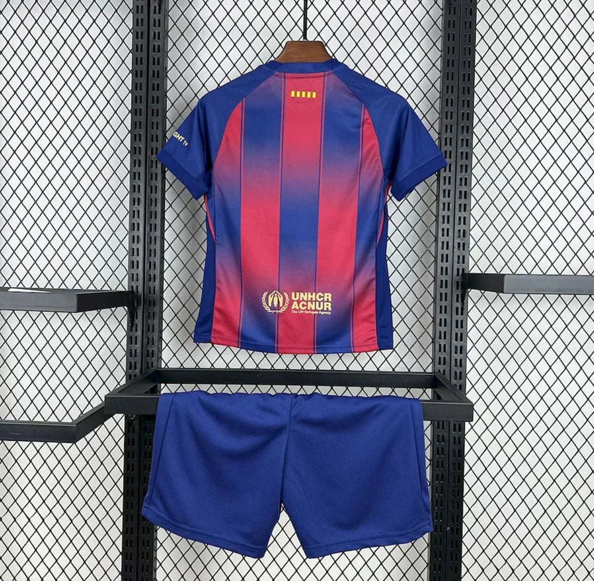 Kits Enfants FC Barcelone 2025/26 Domicile