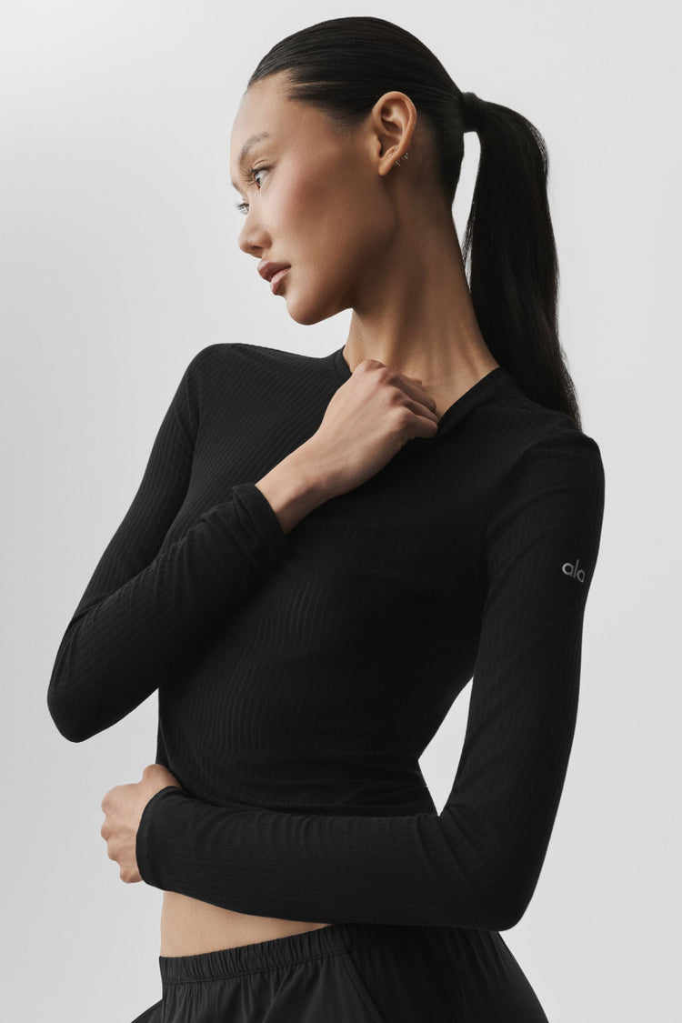t-shirt Ribbed long-sleeve "new"