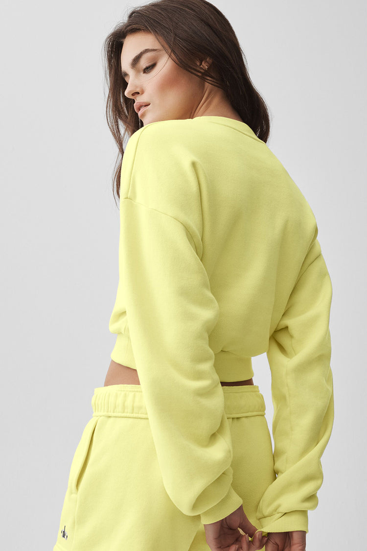 sweater Accolade Cropped Crewneck "NEW"