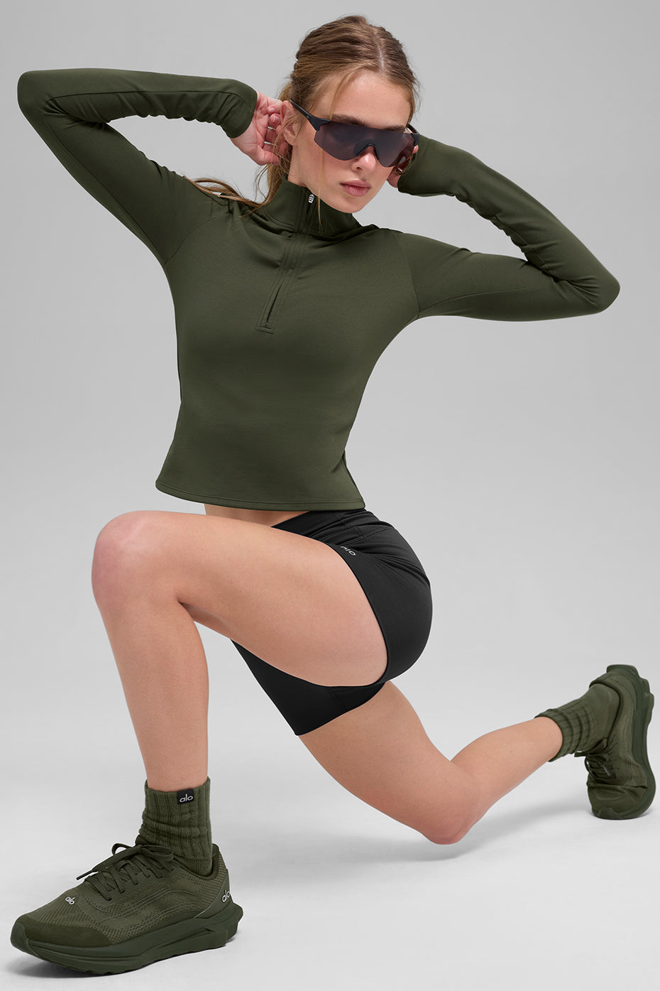 sweater ALO Softsculpt Precision 1/4 Zip Long Sleeve "OUT OF STOCK"