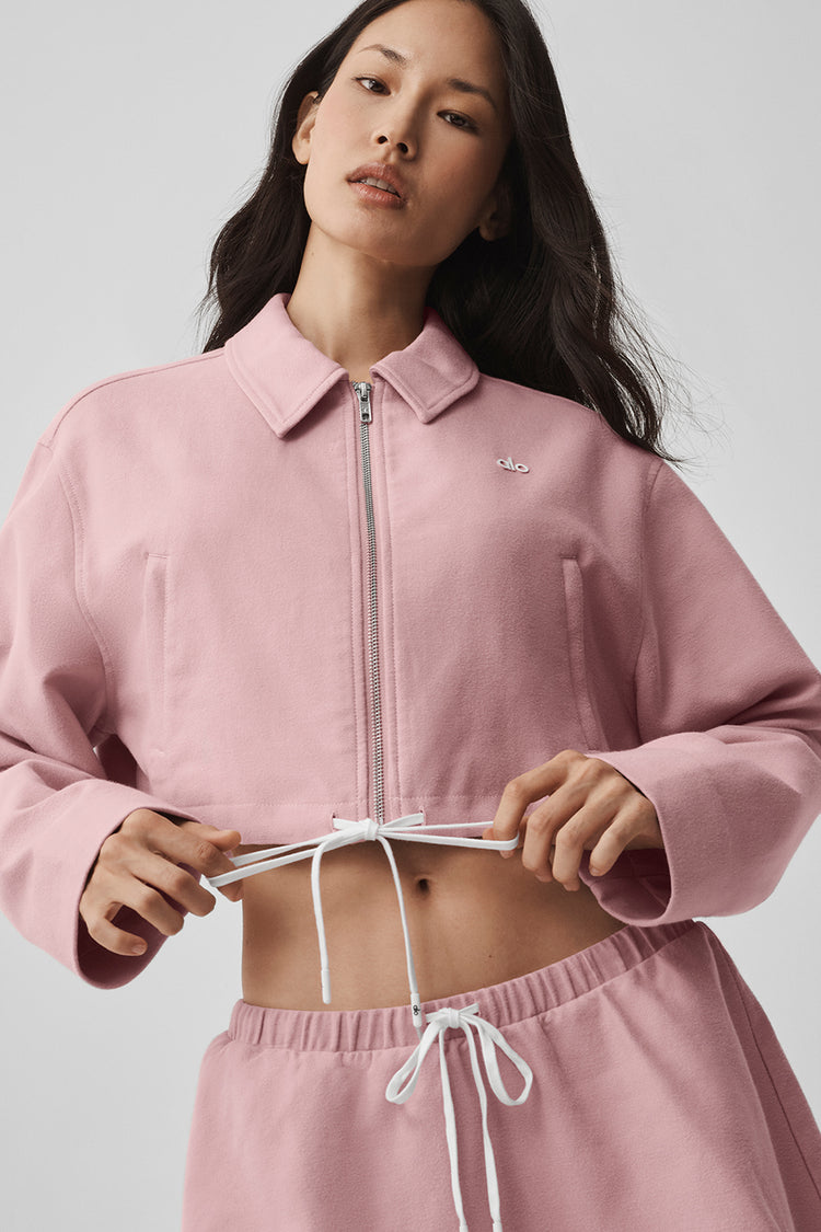 Cropped Fan Favorite Full Zip Jacket "new"