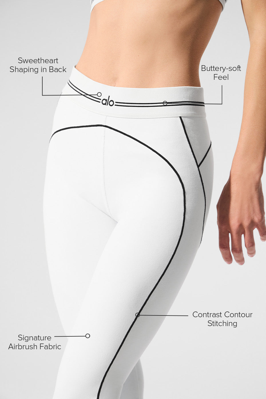 Legging Airbrush High-Waist 7/8 Heart Throb "Best-Seller"