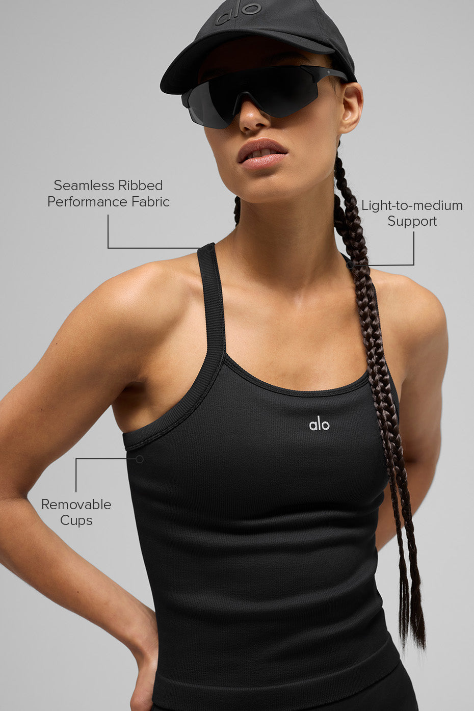 tank top bra Seamless ribbed